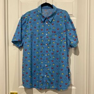 Disney Parks Mens Camp Shirt XXL Gondolas
